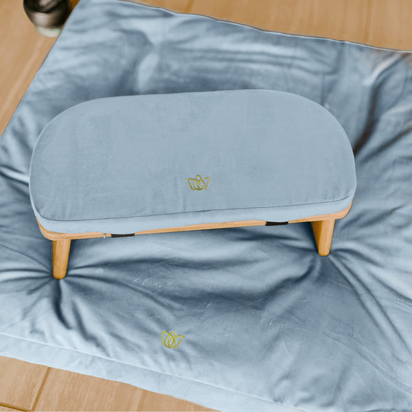 Meditation Bench and Mat Pale Blue