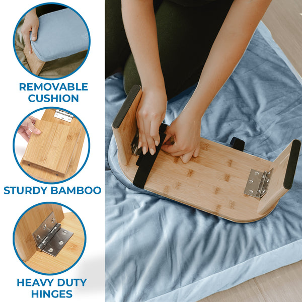 Meditation Bench and Mat Pale Blue