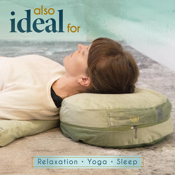 Meditation Cushion & Mat Set