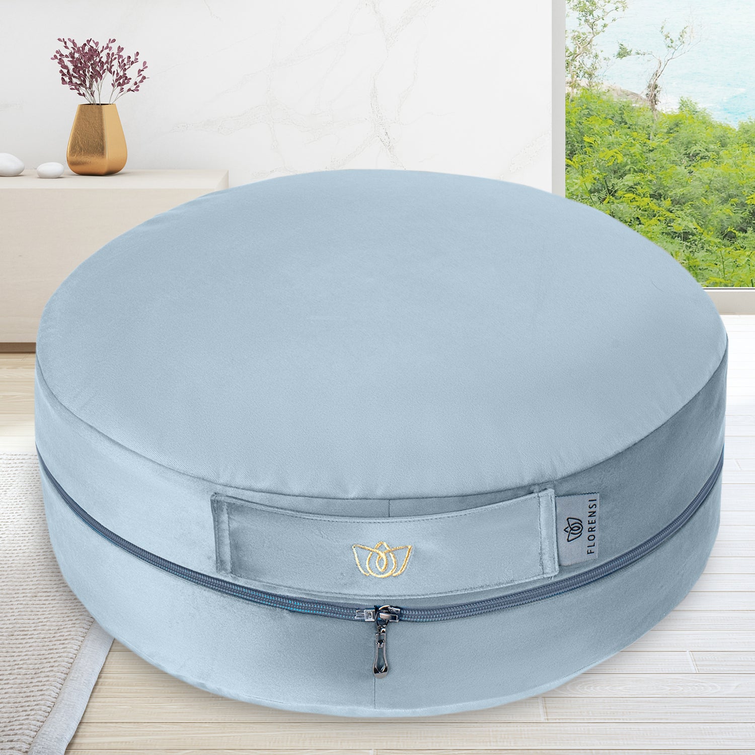 Adjustable Round Zafu Meditation Cushion – Florensi
