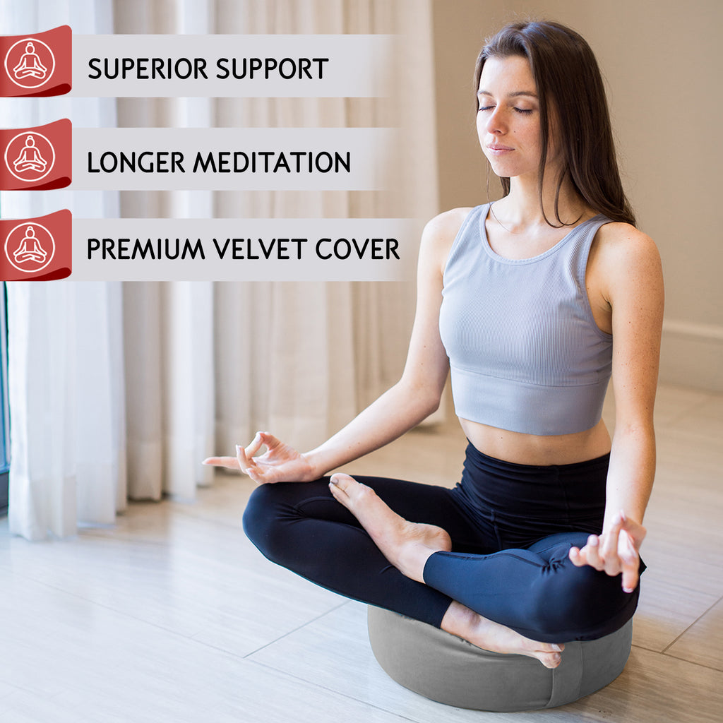  Find Your Zen with Agsnilove Meditation Cushion - High