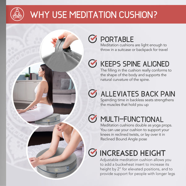 Adjustable Meditation Cushion - Florensi